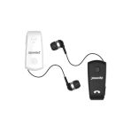 ( Beyaz-Siyah) Titreşimli Makaralı Bluetooth Kulaklık Ex A8