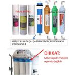 -bMB RO 10,Lifetech uyumlu Açık Kasa Su Arıtma Filtresi,7 li Filtre seti