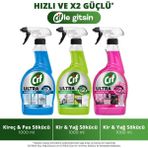 : Cif Sprey 1000 ml Kireç ve Pas Sökücü Cif Sakura Kir ve Yağ Sökücü Cif Anında Etki Kir ve Yağ Sökücü - Renksiz