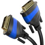 – Çift Bağlantılı DVI Kablosu – Parazitsiz Sinyal Iletimi Için Ferrit Çekirdekli – 10M ( /24+1 Monitör Kablosu, Dvı'dan Dvı'ya, 60Hz'de 2560×1600'E Kadar Veya Full HD/1080P)