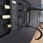 – – Cinch Derin Bas Hoparlör Kablosu, 1X1 Cinch/Rca, Ses/Dijital/Video (Koaksiyel Kablo, Rca Fişi/Fiş, Amplifikatör/Hifi, Ses Sinyali Veya Kompozit Video Için, 75 Ohm, Siyah)
