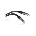 – Cinch Uzatma Kablosu – 5m – Mükemmel Ses Kalitesi Için Özellikle Kırılmaz Hibrit Kablo (Subwoofer/ses Kablosu, Rca Fişten Jak Girişe, Amplifikatör/hifi Için Ideal, Analog ve Dijital) - Option-1