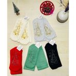 -Desenli 5'li Çorap - 36 - 40 - Yeşil