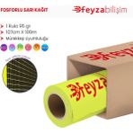 ® Flo Fosforlu Sarı (Floresan) Kağıt Rulo 95 gr 107 cm x 100 mt (1 Rulo)