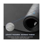 - Gaming Oyuncu Gamer Mouse Pad, Kaymaz Taban Büyük Boy Large Ofis Tipi Mouse Ped, Fare Altlığı, Düz Masa Koruyucu Klavye Altı Mousepad 70X30 Cm, Siyah - standart