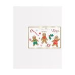 - Gingerbread Temporary Tattoos - Zencefilli Kurabiye Geçici Dövme - Option-1 - -50 C