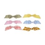 - Gingham Hair Bows - Pötikareli Saç Aksesuarı - standart