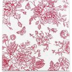 🌸 Homvira Desenli Dekoratif Kağıt Peçete – 20’li Paket 🌿(1 Paket Karışık Gönderilir.) - Beyaz - Pembe - 16 x 16 cm