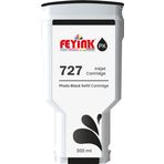 ® HP 727 Photo Black (PB) Orijinal Mürekkep Dolumlu Feyink Kartuş 300 ml Fotoğraf Siyahı, Uyumlu: HP DesignJet T795, T1300, T1200, T2300