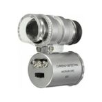 -Iphone5 Için Uyumlu Kapaklı Lens Mikroskop Taşınabilir Mini Cep Boyutu Led Mikroskop No.9882-İp5ii