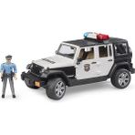 - Jeep Wranger U.r. Polis Aracı ve Açık Tenli Memur Ölçekli Model