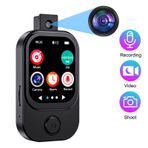 , Kamera Ve WiFi özellikli HiFi MP3 Oynatıcı, Hoparlörlü 720P FHD 2.01 İnç Dokunmatik Ekranlı MP4 Müzik Çalar, Çalar Saat, TXT E-Kitap, 128 Kadar Destekler (Küçük Hafıza Kartı