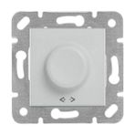 / Metalik Beyaz Pro Dimmer Rl 20 500W Mekanizma ve Düğme/kapak - Option-1 - Ahşap