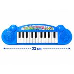 🎹 Mini Elektronik Piyano Mavi – 32 cm Çocuk Oyuncak Klavye