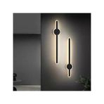 ✨ Modern 70 cm Pilli LED Aplik – Tak Çalıştır Dekoratif Işık - Siyah