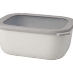 - Multi Bowl Cirqula Rectangular - Kapaklı Saklama Kabı - Buzdolabı Için Hava Geçirmez Saklama Kutusu Olarak Uygundur, Mikrodalga Fırın ve Saklama Kabı Olarak - 3000 ml - - standart