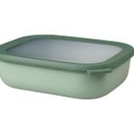 - Multi Bowl Cirqula Rectangular - Kapaklı Saklama Kabı - Buzdolabı Için Hava Geçirmez Saklama ve Mi - Standart