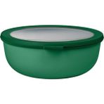 - Multi Bowl Cirqula Round - Kapaklı Saklama Kabı - Buzdolabı Için Hava Geçirmez Saklama Kutusu ve Mikrodalga Fırın Kabı Olarak Uygundur - 2250 ml - Canlı Mavi