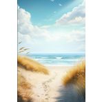 : Notizbuch 80 Seiten kariert – Strand, Dünen und Meer: Inspiration aus der deutschen Küste.: Perfekt für Küstenliebhaber:innen, Urlaubserinnerungen ... – Maritimes Design für Ruhe und Inspiration.