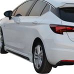 🚗 Opel Astra K Kanallı Plastik Yan Marşpiyel | Sportif & Dayanıklı Tasarım | Boyasız
