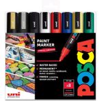 - Pc-5m - Boya Marker Sanat Kalemleri - 1.8-2.5mm - 8 "hediye Kutusunda Temel Seti - Standart