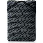 - Pc Protective Çift Taraflı Dizüstü Bilgisayar Kılıfı, 14 Inç (35.6 Cm), Çift Taraflı Tasarım, Geometrik/siyah