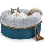 寵幸 Peluş Kedi Yatağı (Lacivert)