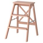 , Portatif Merdiven, 63 Cm, Kayın