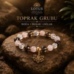 🌱 Premium Toprak Grubu Burç Bilekliği – Boğa, Başak & Oğlak Doğal Taş Bileklik | Lotus Atölye ve İyi Yaşam Merkezi