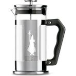 - Preziosa French Press: Yaklaşık 1l Kapasiteli Kahve Hazırlayıcı - 18/10 Paslanmaz Çelik Gövde - Bu