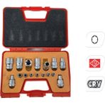 -Rıco 1/2 1/4 Kısa 16 Parça Iç Torx E Lokma Takımı Seti