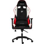 / Rio Plus Terletmez Kısmi Derili Kadife Kumaş Kırmızı Siyah Gaming Oyuncu Koltuğu / 120 kg Taşır - Kırmızı - Siyah