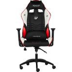 / Rio Terletmez Kısmi Derili Kadife Kumaş Kırmız Siyah Gaming Oyuncu Koltuğu / 120 kg Taşır - Kırmızı - Siyah