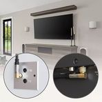 – Sat/Anten Kabluso, Koaksiyel Kablolar – 90° Açılı – 1M – 4K Tv Uydu Kablosu, F Konnektör – 0,5-30M Arasında Mevcut (Radyo/Tv, Dvb-T,