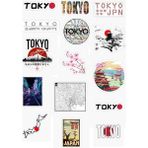 - Tokyo 15'li Özel Tasarım Sticker Seti - Standart
