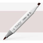 : Touch Twin Brush Marker : Fırça Uçlu Markör Kalem Seti : 6 Renk (Warm Grey) - Karışık Renk