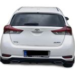 🚗 Toyota Auris Yeni Kasa Uyumlu Difüzör (Plastik) ⚙️ Şık & Sportif Arka Tampon Eki | Boyasız