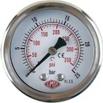0-1 Bar Çap Ø52 mm Pano Tip Kuru Manometre, Hassas Ölçüm Sağlar. - Seçenek 1