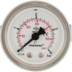 0-10 Bar 63 mm Arkadan Bağlantılı Panotipi Kuru Manometre G 1/4 Inç - Ahşap