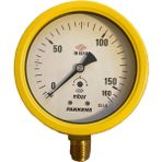 0-160 Mbar 100 mm Kapsül Diyaframlı Basınç Ölçer Manometre
