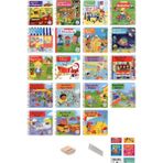 0-2 Yaş Hareketli Kitaplar Serisi -Tüm Kitaplar / 19 Kitap / Ilave 6lı Minnak Serisi + Tablet Standı