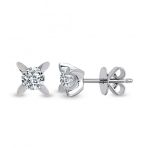 0.23 Ct Tektaş Pırlanta Badem Tırnak Küpe Tkpe3