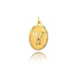 0.25 gr 14 Ayar Altın Y Harf Kolye Ucu