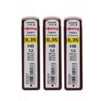 0.3 / 0.35 Mm Uc Min Siyah 3 Adet Rotring Siyah Kalem Ucu 0.35 Mm 3 Adet