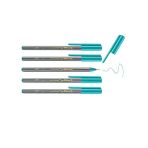 0.3 Mm Uçlu Turkuaz Fineliner Kalem - 5 Adet