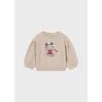 0-36 Ay Mayoral Kız Bebek Sweatshirt Bej - 2 Yaş