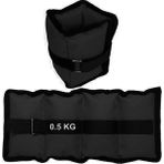 0.5 kg Kum Torbası El Ayak Bilek Ağırlık Seti 0,5 kg x 2 Adet El & Ayak Ağırlığı - 0.5kg x 2 - Siyah