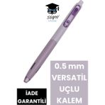 0.5 mm Versatil Uçlu Kalem Pastel Renkler Yüksek Kalite Mekanizma Amerika Markası Writech - Çok Renkli