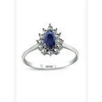 0.50 Karat Damla Safir Altın Yüzük