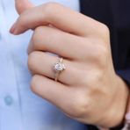 0.55 Karat F SI Vintage Aria Pırlanta Yüzük